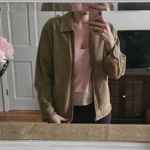 Nicole Miller Tan Bomber Jacket